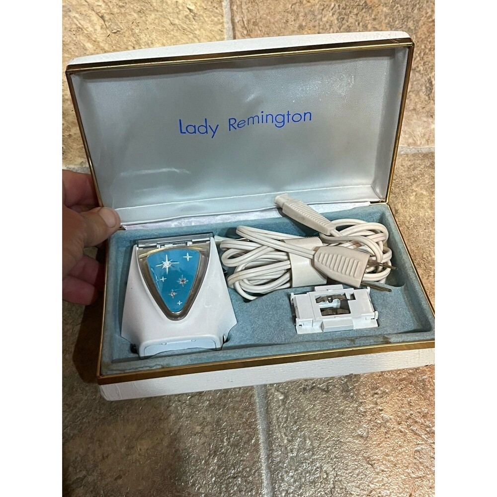 Lady Remington Vintage Electric Shaver VTG 1969 Lighted Tested Working
